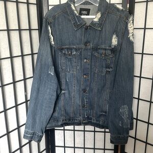 Distressed Jean Jacket